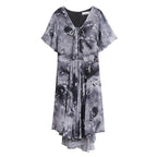Women's Floral Chiffon V-Neck Summer Dress